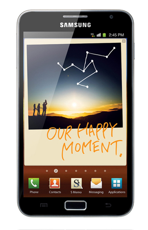 Смартфон Samsung Galaxy Note GT-N7000 Black - Янаул
